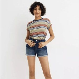 MADEWELL Curvy High Rise Denim Cut Off $78 NWT 28
